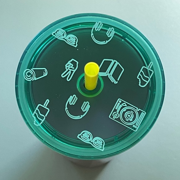 NEW✏️Starbucks 2022 Back to School Purple Bubble Super Wordmark Icon Lid Tumbler - Picture 3 of 7